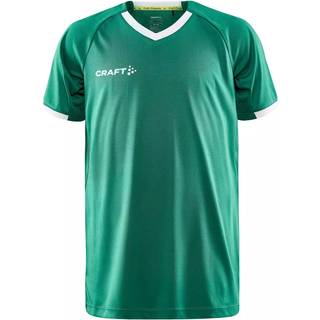 Craft 1910174 progress 2.0 solid jersey jr Børn Team Green 158/164