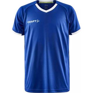 Craft 1910174 progress 2.0 solid jersey jr Børn Club Cobolt 158/164