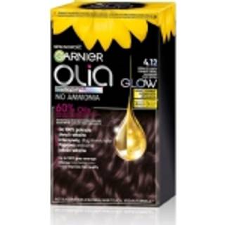 Garnier Olia Big Kit Permanent hårfarve Skygge 4.12 Irisdescent dark brown 1 stk. - 1 stk.