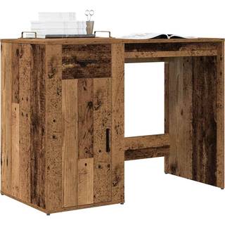 Skrivebord 100X49X75 Cm Konstrueret Træ Etræsfarve - Gammelt træ