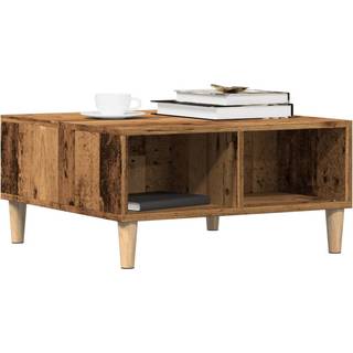 Sofabord 60X60X30 Cm Konstrueret Træ - Gammelt træ
