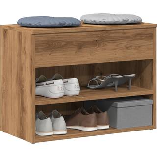 skobænk 60x30x45 cm konstrueret træ kunsteg