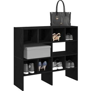 Skostativer Stabelbare 2 Stk. 89,5X30X40 Cm Sort-Eg