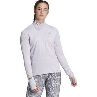 adidas Fast 1/2 Zip Jakke Dame - XXS, Fugttransporterende & Åndbar, Let Lilla