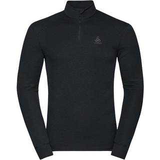 Odlo BL Top Turtle Neck L/S Half Zip Active Warm Syntetisk undertøj Herrer størrelse XXL farve sort