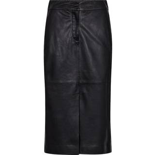 Co´couture - Phoebecc Leather Pencil Skirt 34166 - 96 Black