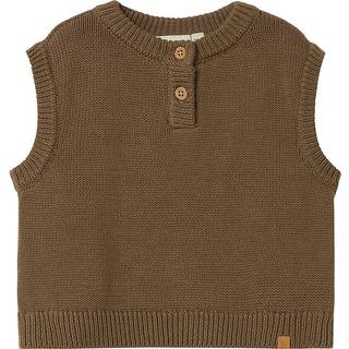 Lil Atelier Shitake Strik Vest