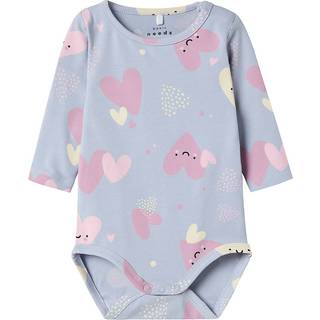 Name It Icelandic Blue Hearts Body - Str. 0m 50cm