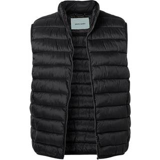 Pierre Cardin Herren Steppweste schwarz unifarben