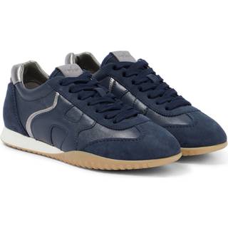 Hogan Olympia-Z suede and leather sneakers - blue - EU 34.5
