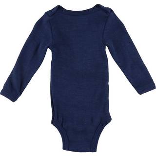 Engel Baby-Body Langarm Mit Druckverschluss Schulter Merino undertøj Børn størrelse 74/80 farve blå