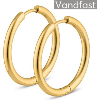 ANNEBRAUNER Creole Every Day 20mm Øreringe 18K Guldbelagt