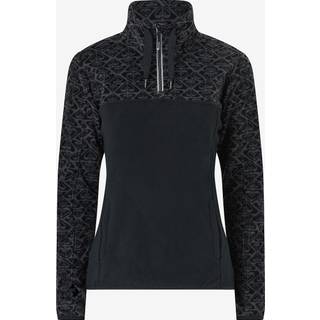 Roxy Women's Sayna Half Zip Fleecesweatere Damer størrelse XS farve sort