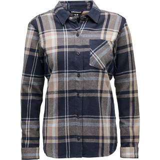 Black Diamond Women's Project Flannel Skjorte Damer størrelse XL farve grå