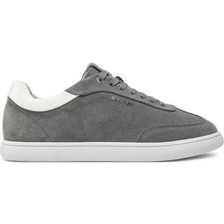 Suede Low Profile Trainers - Grey - EU 38
