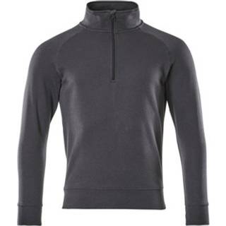 MASCOT CROSSOVER Nantes sweatshirt med kort lynlås, mørk marine - 3XL