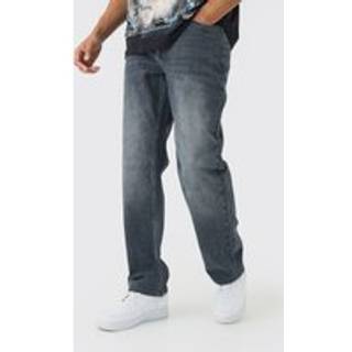 Mens Relaxed Rigid Jean In Mid Grey