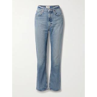 Agolde 90s&#39; mid-rise cropped straight jeans - blue - XS