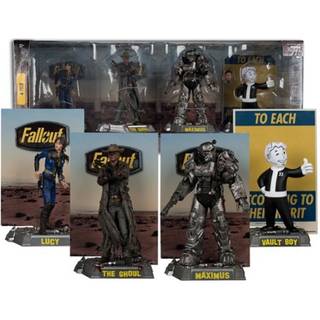 Fallout Movie Maniacs PVC Statue 4-Pack Lucy, Maximus, The Ghoul & Vault Boy 15 cm
