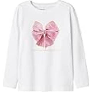 NAME IT Sløjfe Bluse Rosalind Bright White