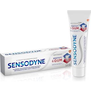 Sensodyne Sensitivity & Gum Whitening Toothpasta Toothpasta til følsomme tænder og tandkødsproblemer 3.4 ounces