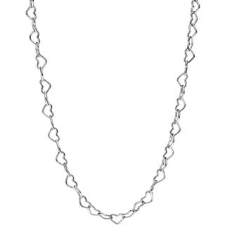 Pandora 393334C00-45 Damen-Collier Verbundene Herzen Silber