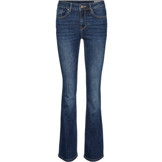 Flash Flared Jeans, Dark Blue Denim, XXL/L32
