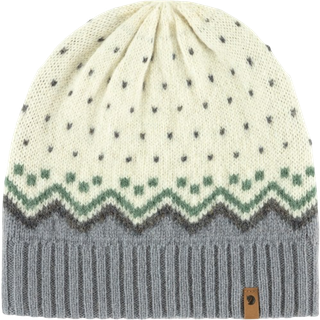 Fjällräven - Övik Knit Hat Chalk Hvid dame Ribejagtogfikseri.dk