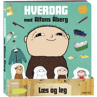 Alfons Åberg Hverdag Bog med Figurer