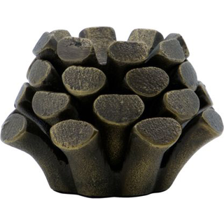 House Doctor Pine Cone lysestage Ø9 cm Antik messing