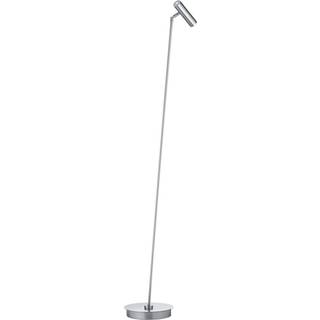 LED-gulvlampe Tom Pro, mat nikkel, 1 lyskilde, CCT, dæmper
