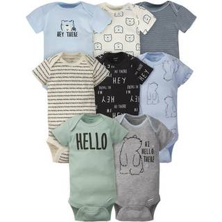 Gerber Baby Boy's 8-Pack Kortrmede Onesies Bodysuits Bear 12 Mneder