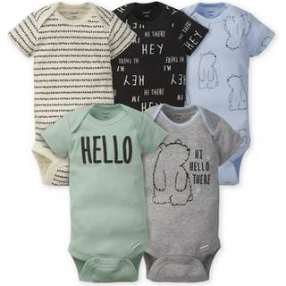 Gerber Baby Boys 5-Pack Kortrmet Variety Onesies Bodysuits Hello Bear 0-3 mneder