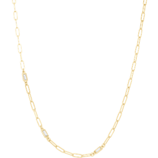 Christina Jewelry Shiny Links halskæde i forgyldt