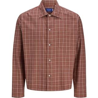 Jack & Jones Austin Loose Fit Check Shirt Arabian Spice