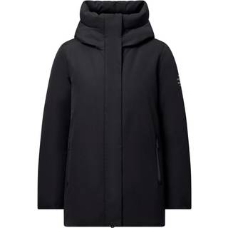 ECOALFtil kvinder. MCWGAJKMAKAL0255W24-319 Makalu jakke sort (XL), Casual, Genanvendt polister, Bæredygtig