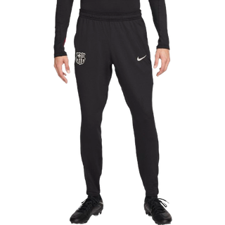 Maskinstrikkede FC Barcelona Strike Nike Dri-FIT-fodboldbukser til mænd - sort