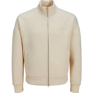 Ensfarvet Sweatshirt Med Lynlås