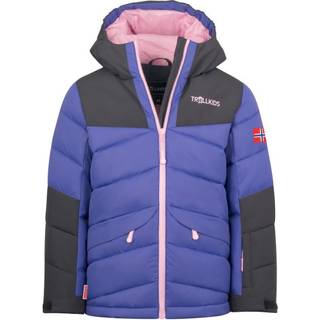 Trollkids Girl's Narvik Jacket Pro Syntetisk jakke Børn størrelse 176 farve lilla