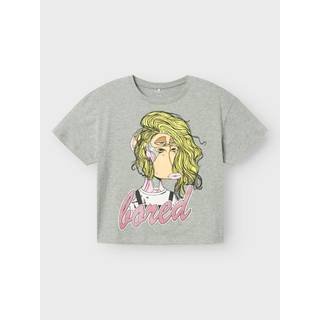 NAME IT T-Shirt Nysa Grey Melange