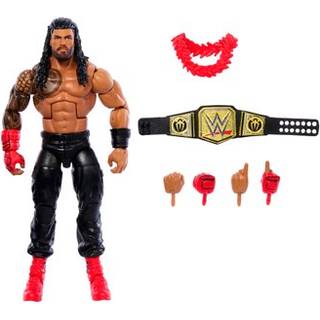 Mattel WWE Top Picks Elite Action Figure & Accessories Set Roman Reigns 6-tums samlarobjekt med bytbara händer Ring Gear & 25 Articulation Points