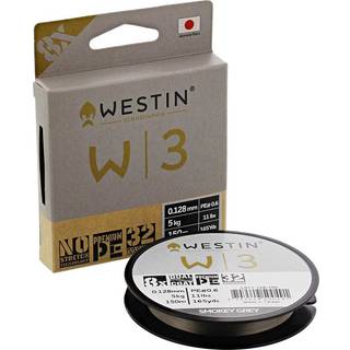 Westin W3 8-Braid Fletline - 150 m - Smokey Grey