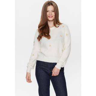 NÜMPH - NUHOLLY PULLOVER - Cloud Dancer - S - Lyseblå - Knit