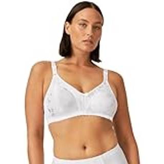 Naturana Heritage Minimizer Soft Bra Floral - White - E 80