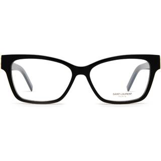 SAINT LAURENT Kvinde SAINT LAURENT SL M116 001 Optiske stel Acetat Sort Transparent Cat Eye
