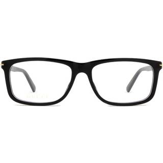 Gucci Mand Gucci GG1447O 001 Optiske stel Acetat Sort Transparent Firkantet