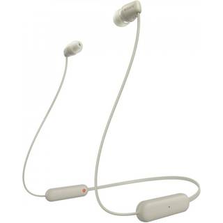 Sony WI-C100 - earphones with mic - Beige