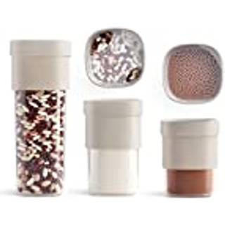 Lékué Flip opbevaringsbokse, sæt med 2, grå