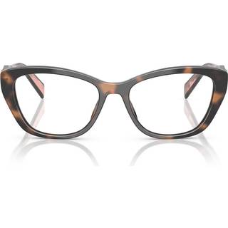 Prada Kvinde PR 19WV 23A1O1 Optiske stel Acetat Skildpadde Transparent Cat Eye Normal