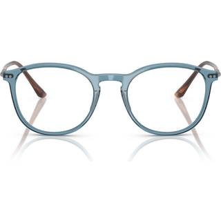 Giorgio Armani Mand AR7125 6071 Optiske stel Acetat Blå Transparent Pantos Normal